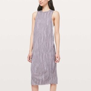 Lululemon Flutter Dress Lululemon Lab In Crease Print Silky Multi